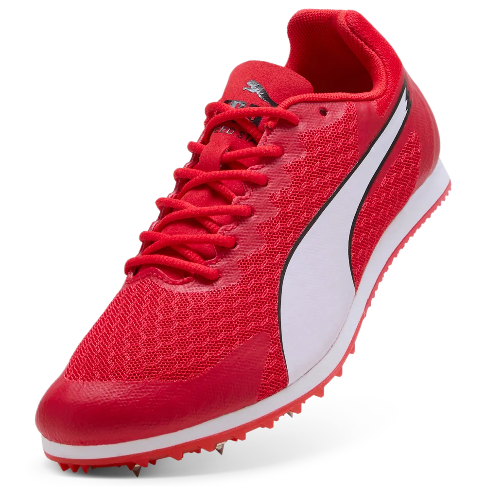 Puma evoSPEED Star 9 Junior Leichtathletikschuh (Spikes) – Red/White/Black Puma evoSPEED Star 9 Junior Leichtathletikschuh (Spikes) – Red/White/Black