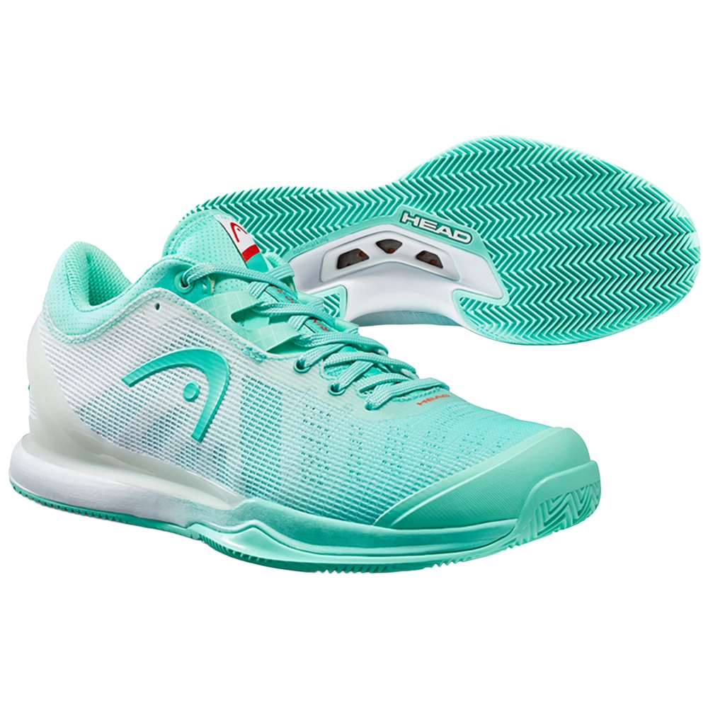 HEAD Sprint Pro 3.0 Clay Damen Tennisschuhe - mint/white
