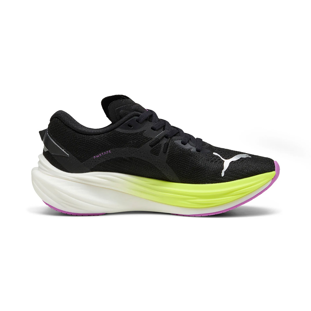 Puma Deviate NITRO 3 Wns - Black-Yellow - Laufschuhe für Damen