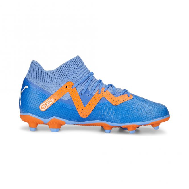 Puma FUTURE PRO FG/AG JR Fussballschuh - Blue Glimmer White Ultra Orange Puma FUTURE PRO FG/AG JR Fussballschuh - Blue Glimmer White Ultra Orange