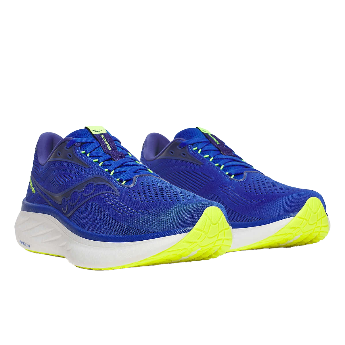 saucony Ride 18 Herren Neutral Laufschuh - Lapis | Citron