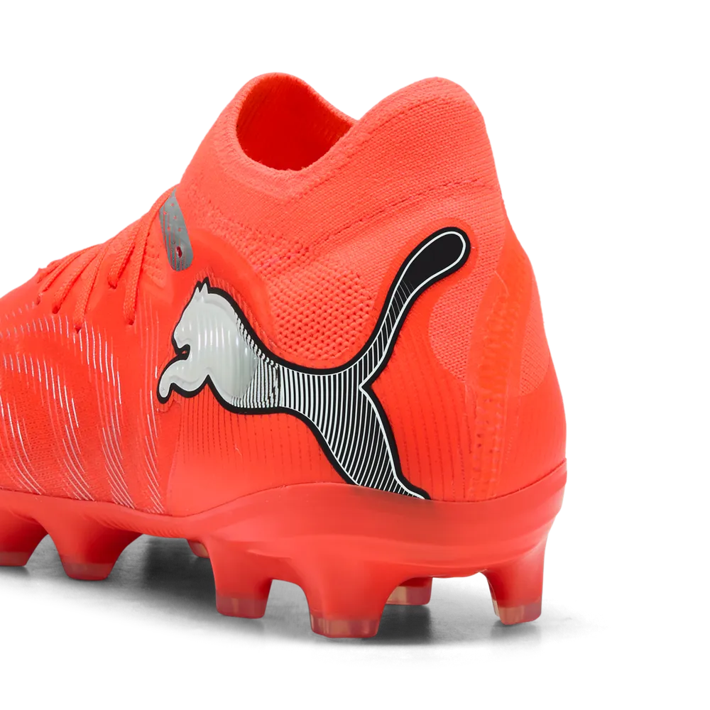 Puma FUTURE 9 PRO FG/AG Jr Fußballschuhe Kinder – Glowing Red/White/Black/Sliver 
