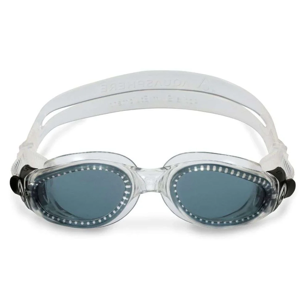 Aqua Sphere Kaiman Schwimmbrille Smoke Lens Erwachsene – Transparent Schwarz