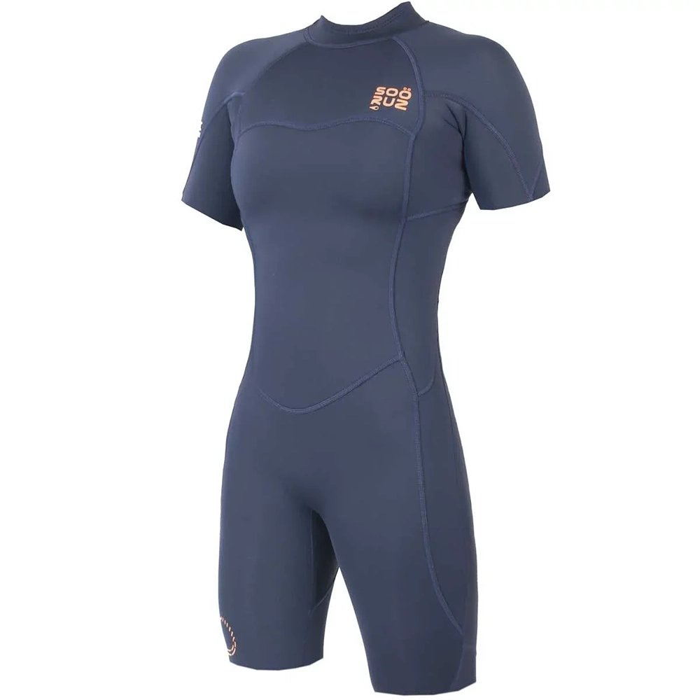 Soöruz Shorty 2/2 Back-Zip Fly für Damen – Navy Blue