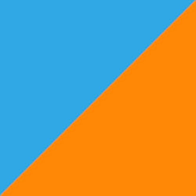 Puma FUTURE PLAY IT JR Hallenschuh - blue glimmer white ultra orange Puma FUTURE PLAY IT JR Hallenschuh - blue glimmer white ultra orange