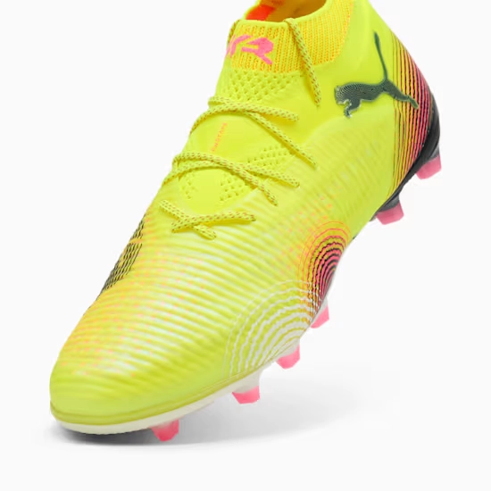 Puma FUTURE 8 ULTIMATE AG Fußballschuhe Unisex – Yellow Alert