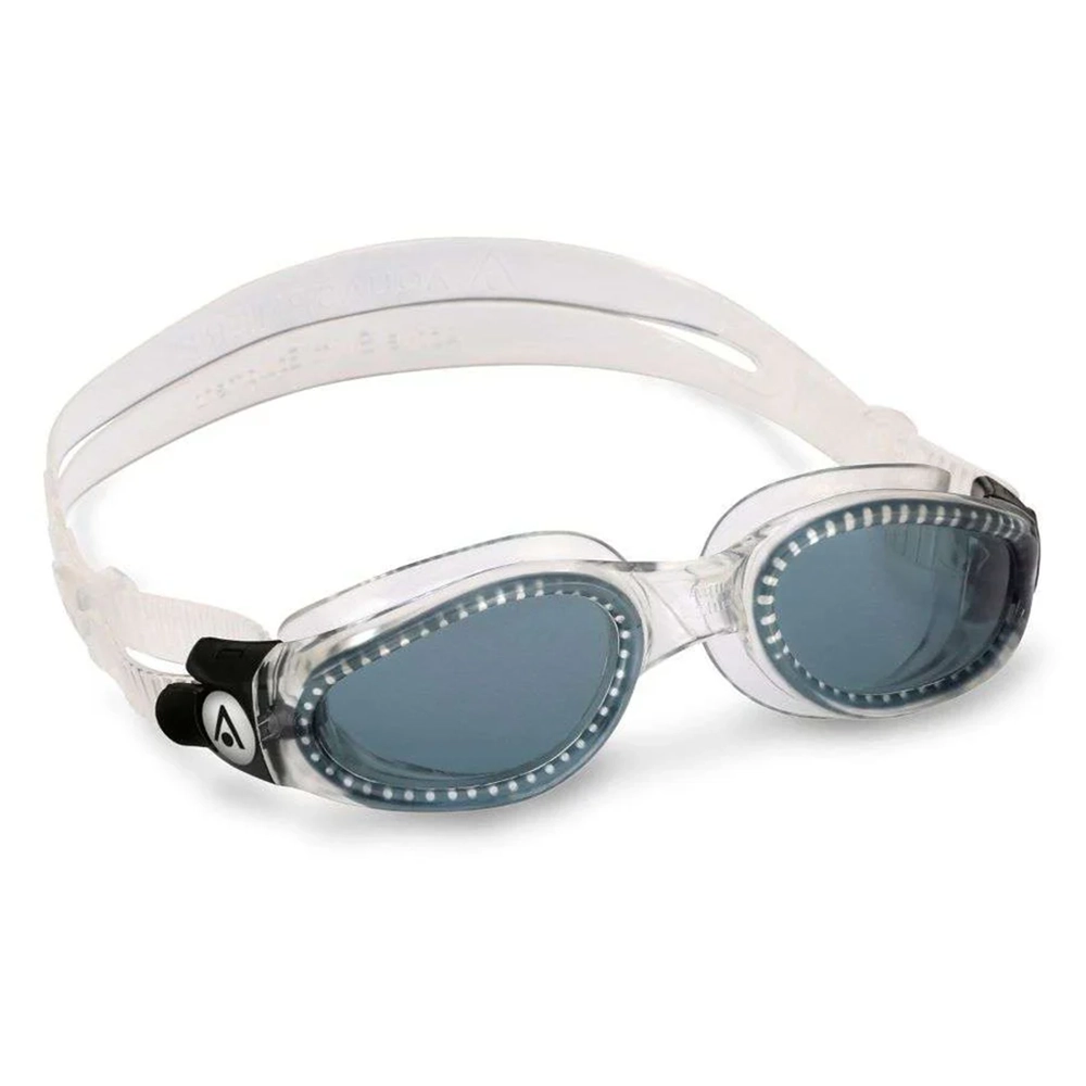 Aqua Sphere Kaiman Schwimmbrille Smoke Lens Erwachsene – Transparent Schwarz