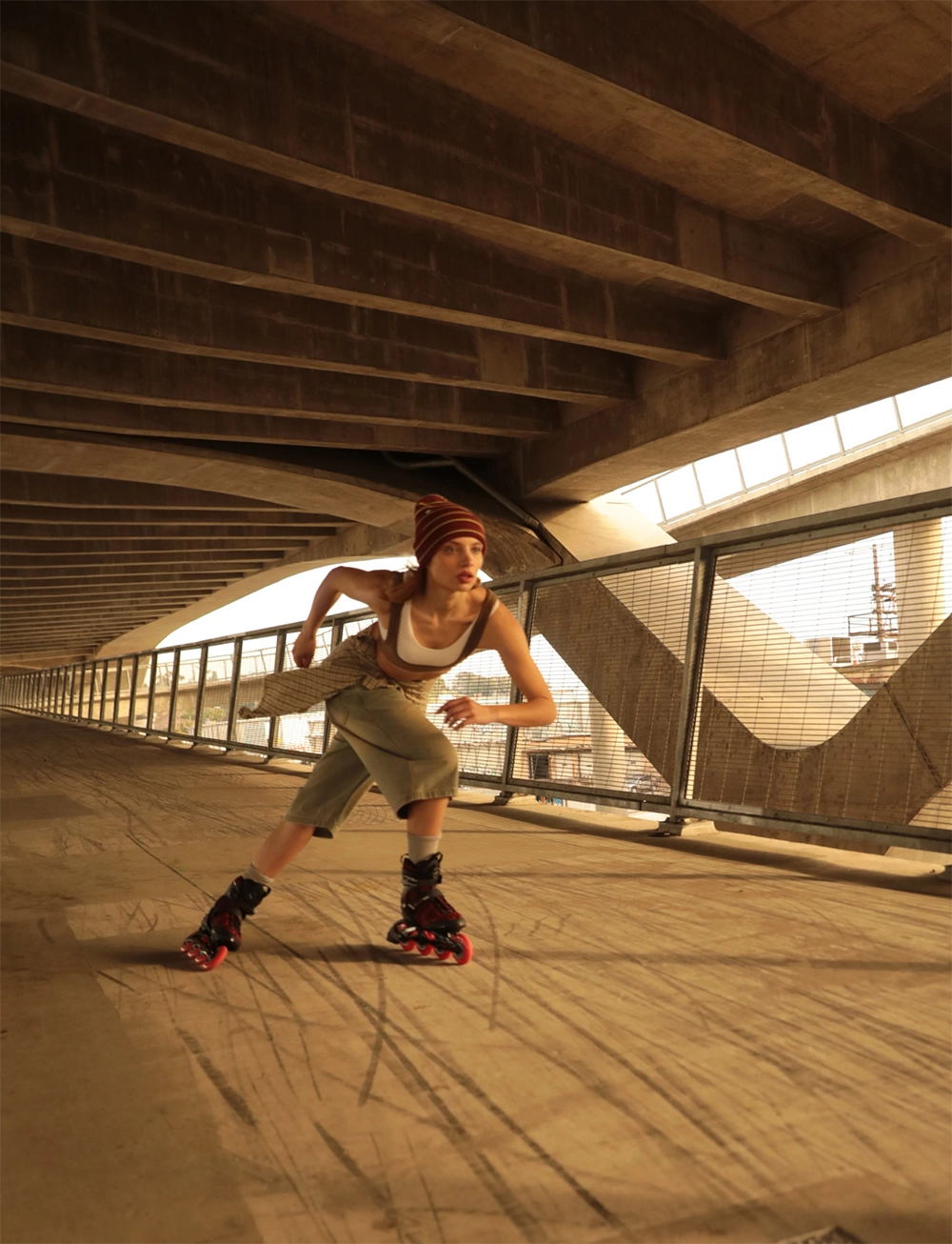 K2 Alexis 90 BOA Damen Inline Skate - burgandy/orange K2 Alexis 90 BOA Damen Inline Skate - burgandy/orange