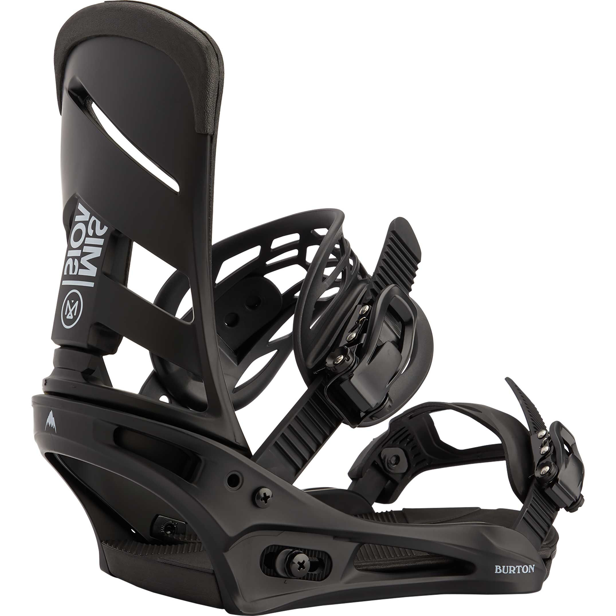 Burton Mission Re:Flex Snowboardbindung Herren - Black 2025 Burton Mission Re:Flex Snowboardbindung Herren - Black 2025