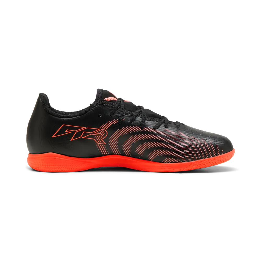 Puma FUTURE 9 PLAY IT Hallenfußballschuhe – Black/Glowing Red/Strong Grey