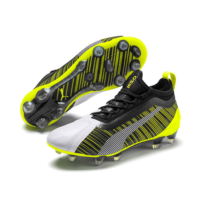 Puma One 5.1 FG/AG Jr Gelb Schwarz Weiß Puma One 5.1 FG/AG Jr Gelb Schwarz Weiß