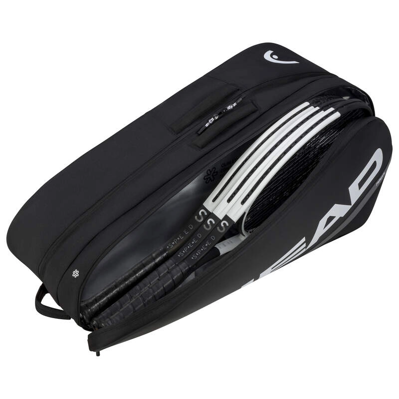 HEAD Tour Racquet Bag L BKWH - Tennistasche für 9 Schläger