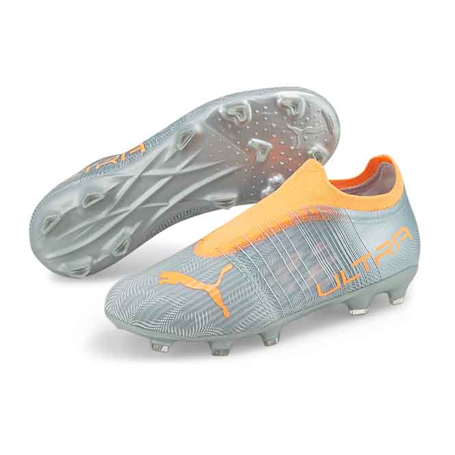 Puma ULTRA 3.4 FG/AG Jr. Fussballschuh - diamond silver neon citrus Puma ULTRA 3.4 FG/AG Jr. Fussballschuh - diamond silver neon citrus