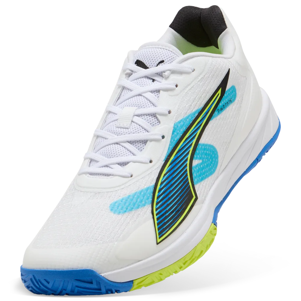 PUMA Accelerate Turbo 4 Game On White/Red/Blue - Handballschuhe Herren