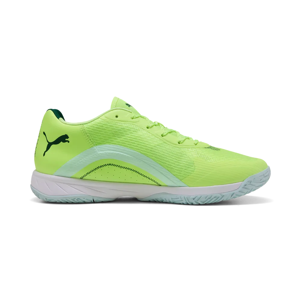 PUMA Accelerate Turbo 4 Fizzy Green/White/Silver - Handballschuhe Herren PUMA Accelerate Turbo 4 Fizzy Green/White/Silver - Handballschuhe Herren