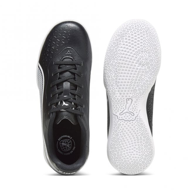 Puma KING MATCH IT JR Hallenschuh - schwarz/weiss Puma KING MATCH IT JR Hallenschuh - schwarz/weiss