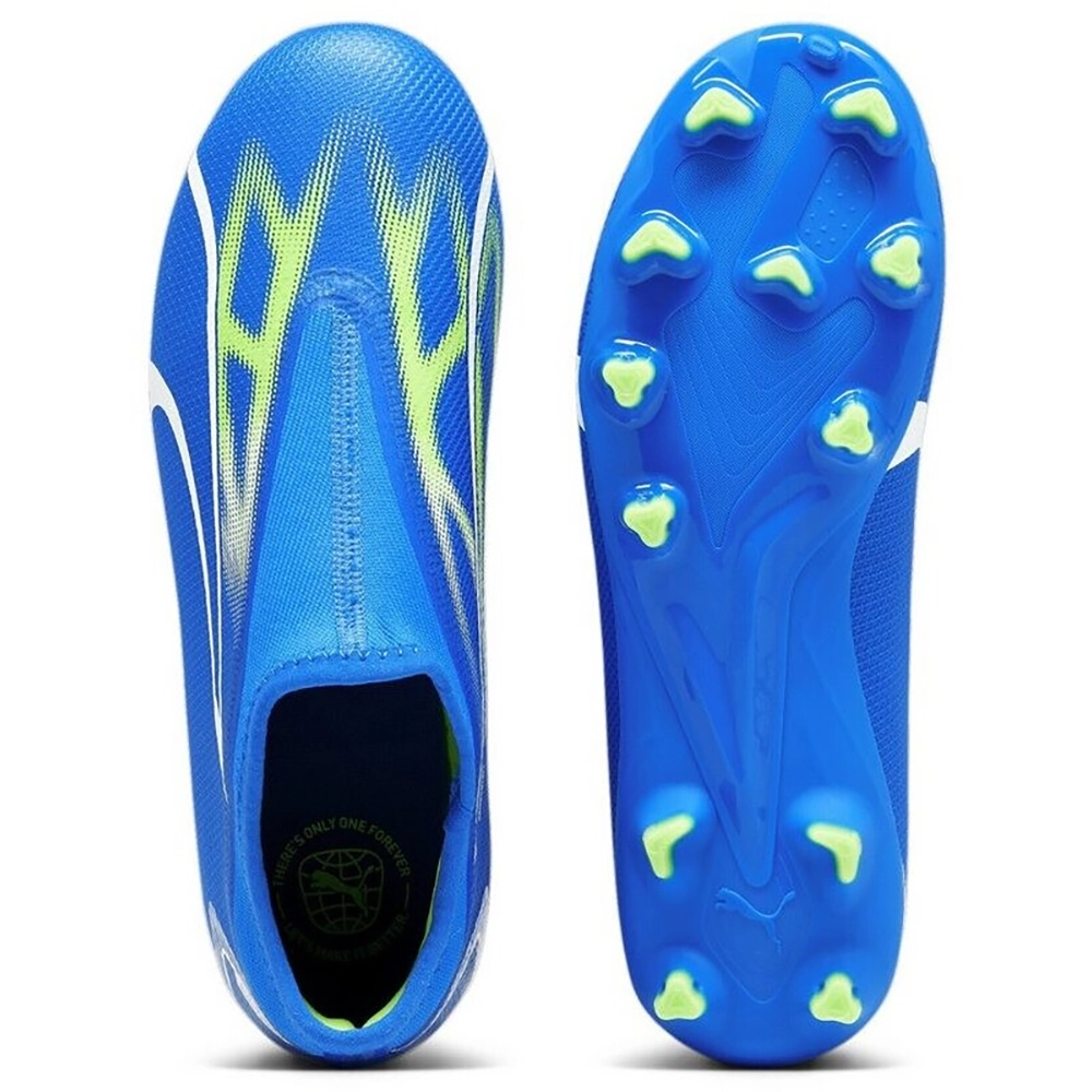 Puma ULTRA MATCH LL FG/AG JR Fussballschuh - ultra blue/white/pro green Puma ULTRA MATCH LL FG/AG JR Fussballschuh - ultra blue/white/pro green