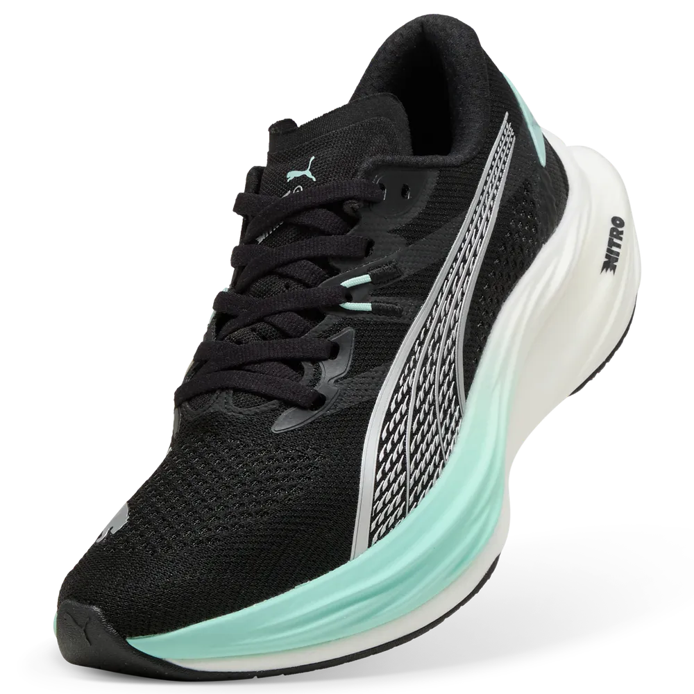 Puma Deviate NITRO™ 3 - Mint Melt/Black - Laufschuhe für Damen