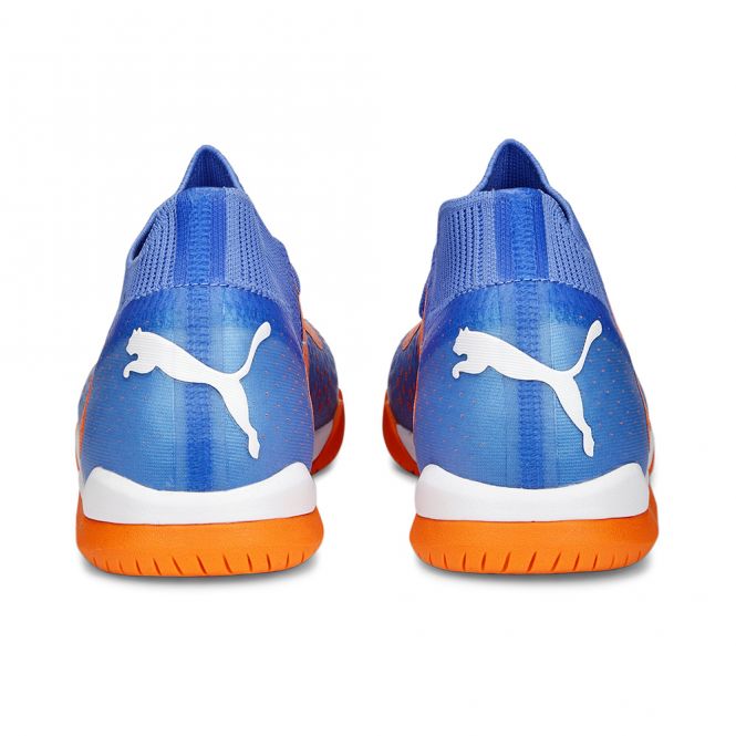 Puma FUTURE MATCH IT Hallenschuh - orange blau Puma FUTURE MATCH IT Hallenschuh - orange blau