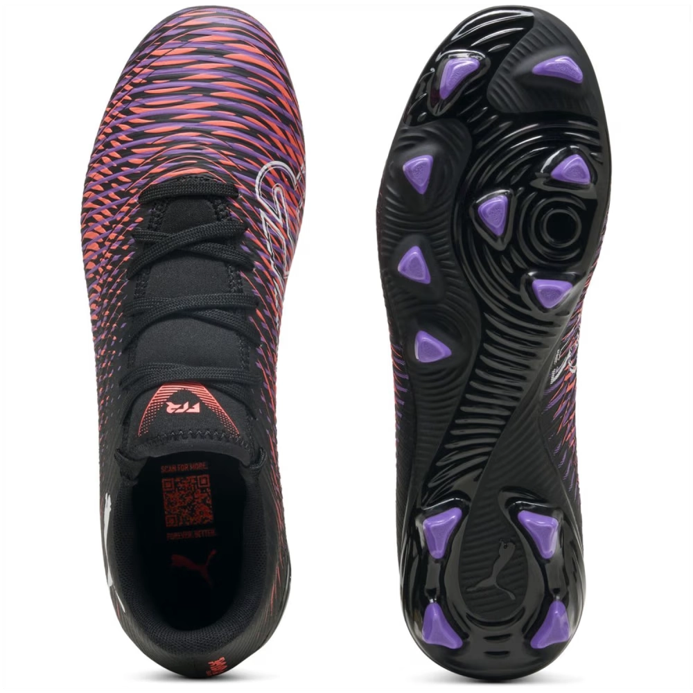 Puma FUTURE 8 PLAY FG/AG Fußballschuhe Damen – Black White/Glowing Red Puma FUTURE 8 PLAY FG/AG Fußballschuhe Damen – Black White/Glowing Red