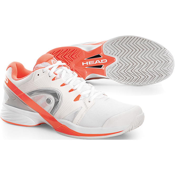 Head Nitro Pro Damen Tennisschuh - white/neon coral Head Nitro Pro Damen Tennisschuh - white/neon coral