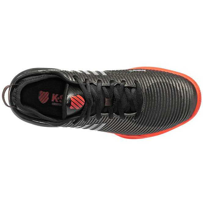 K-SWISS Hypercourt Supreme Herren Tennisschuh - schwarz rot
