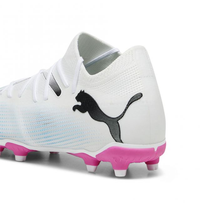 Puma FUTURE 7 MATCH FG/AG JR Fussballschuh - white poison pink Puma FUTURE 7 MATCH FG/AG JR Fussballschuh - white poison pink