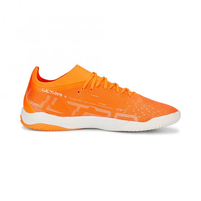 Puma ULTRA MATCH IT Hallenschuh - ultra orange white blue glimmer Puma ULTRA MATCH IT Hallenschuh - ultra orange white blue glimmer