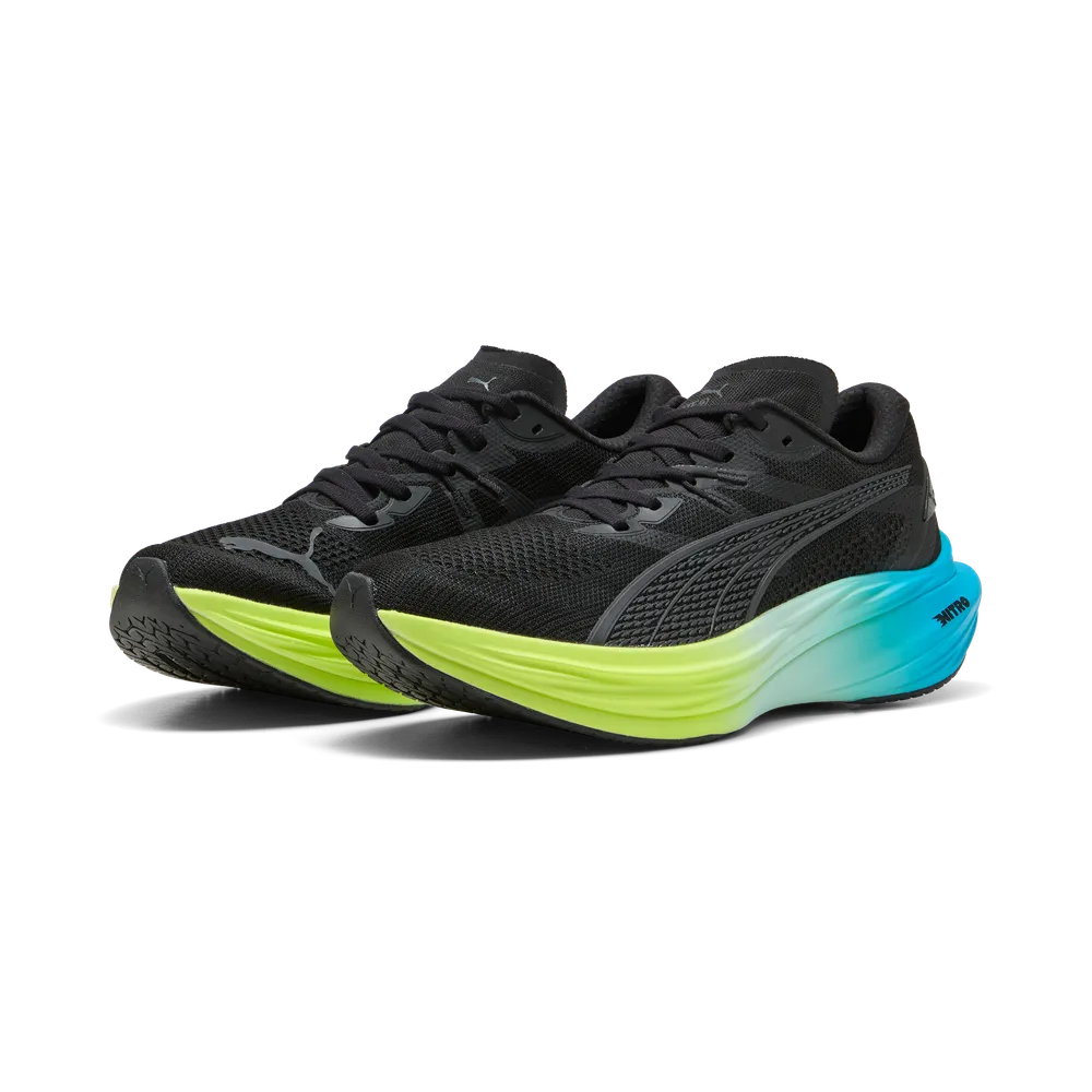 Puma Deviate NITRO™ 3 - Black/Speed Blue - Laufschuhe für Herren