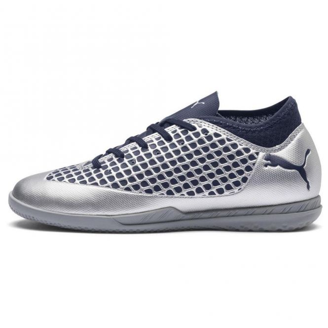 Puma FUTURE 2.4 NETFIT IT Jr Hallschuhe - Silber Puma FUTURE 2.4 NETFIT IT Jr Hallschuhe - Silber
