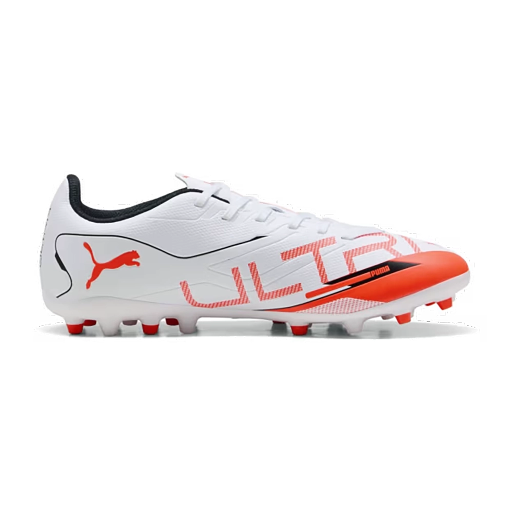 Puma ULTRA 5 PLAY MG Fußballschuhe – White/Black Glowing Red Puma ULTRA 5 PLAY MG Fußballschuhe – White/Black Glowing Red