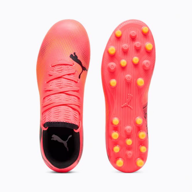 Puma FUTURE 7 PLAY MG JR. Rasen + Kunstrasenschuh - Sunset Glow/Black Sun Stream Puma FUTURE 7 PLAY MG JR. Rasen + Kunstrasenschuh - Sunset Glow/Black Sun Stream