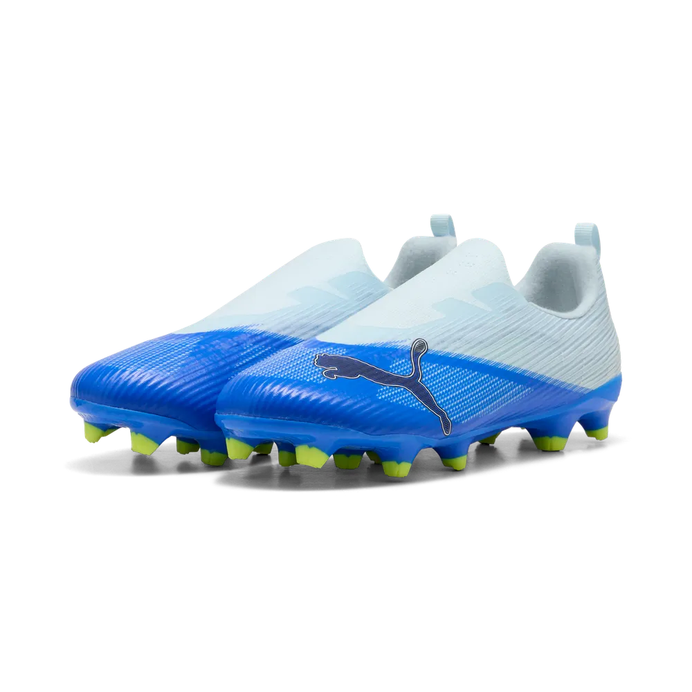 Puma ULTRA 7 MATCH LL FG/AG Fussballschuh Kinder - Ultra Blue / Icy Blue / Black / Lime Squeeze