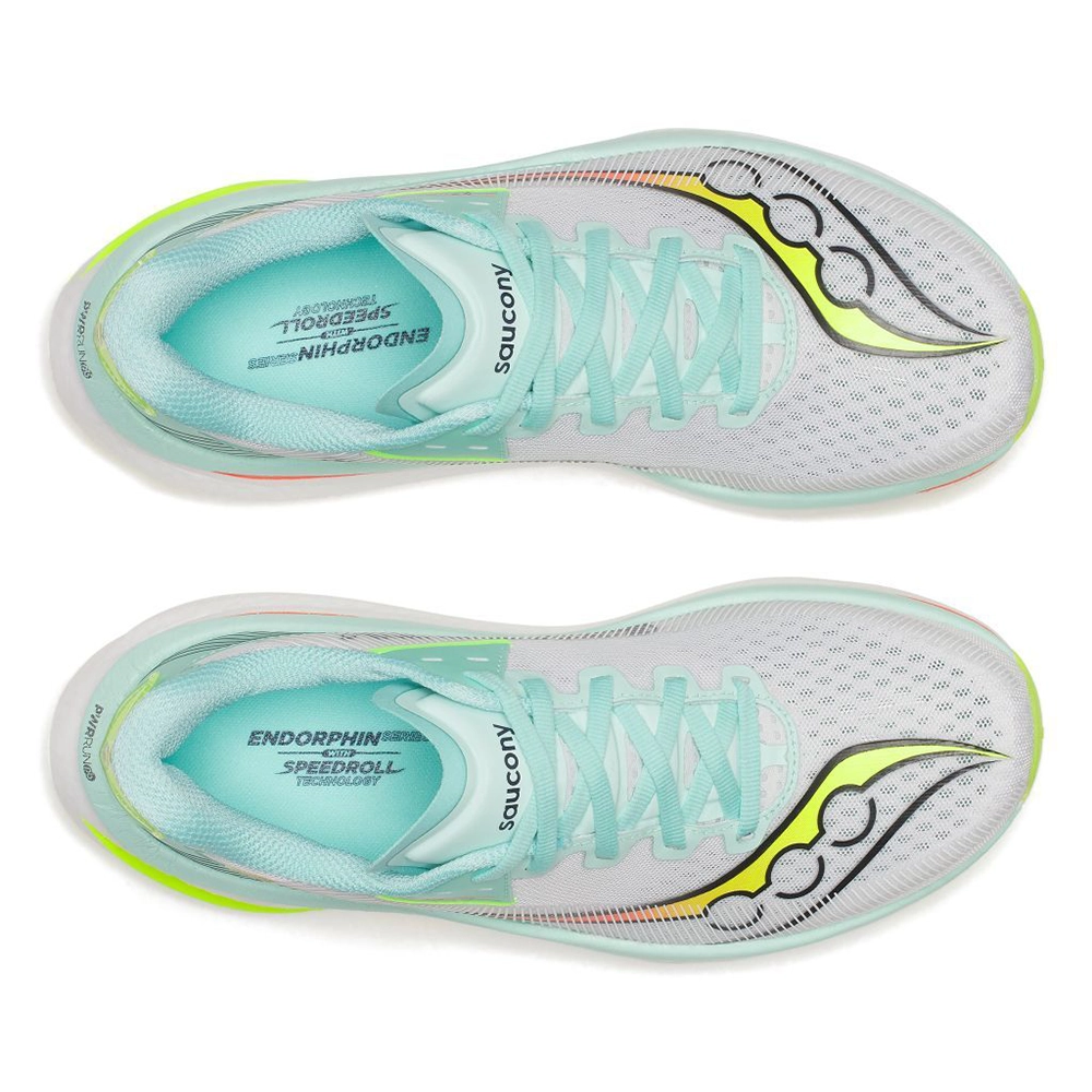 saucony Endorphin Azura Damen Neutral-Laufschuh - White | Splash saucony Endorphin Azura Damen Neutral-Laufschuh - White | Splash