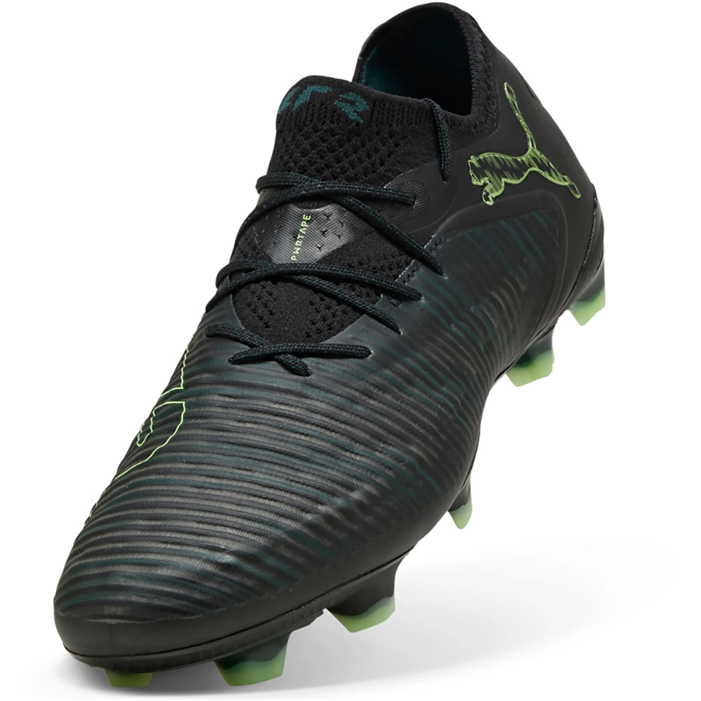 Puma FUTURE 8 ULTIMATE LOW FG Fußballschuhe - Black/Fizzy Green