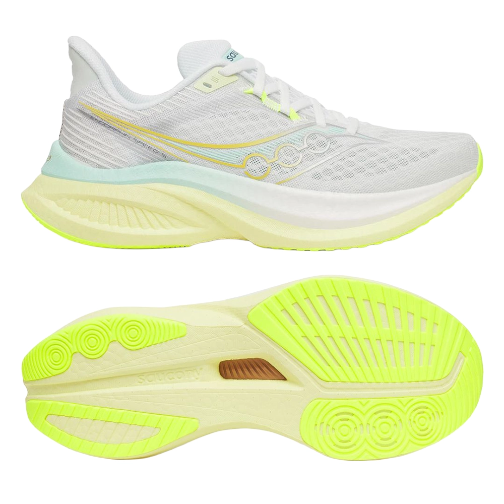 Saucony Endorphin Speed 5 Damen Neutral-Laufschuh - White | Tender