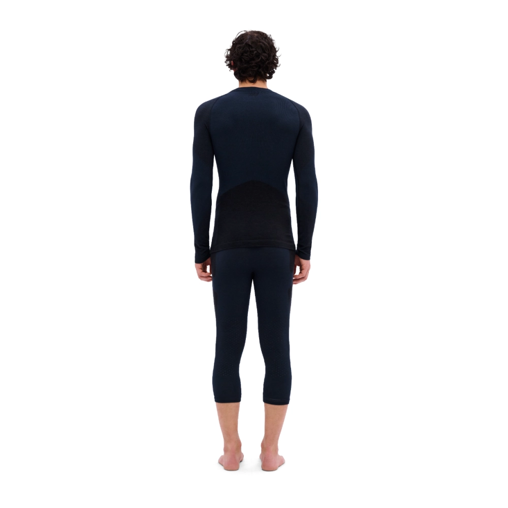 CEP Ski Merino Base Layer Shirt Long Sleeve Herren - black