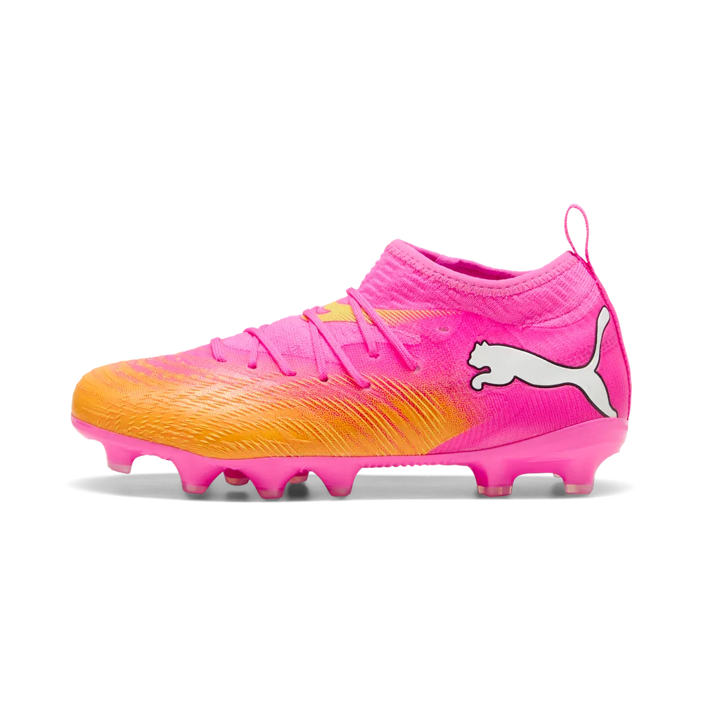 Puma FUTURE 9 MATCH FG/AG Jr Fußballschuhe Kinder – Poison Pink/Aqua/White Puma FUTURE 9 MATCH FG/AG Jr Fußballschuhe Kinder – Poison Pink/Aqua/White