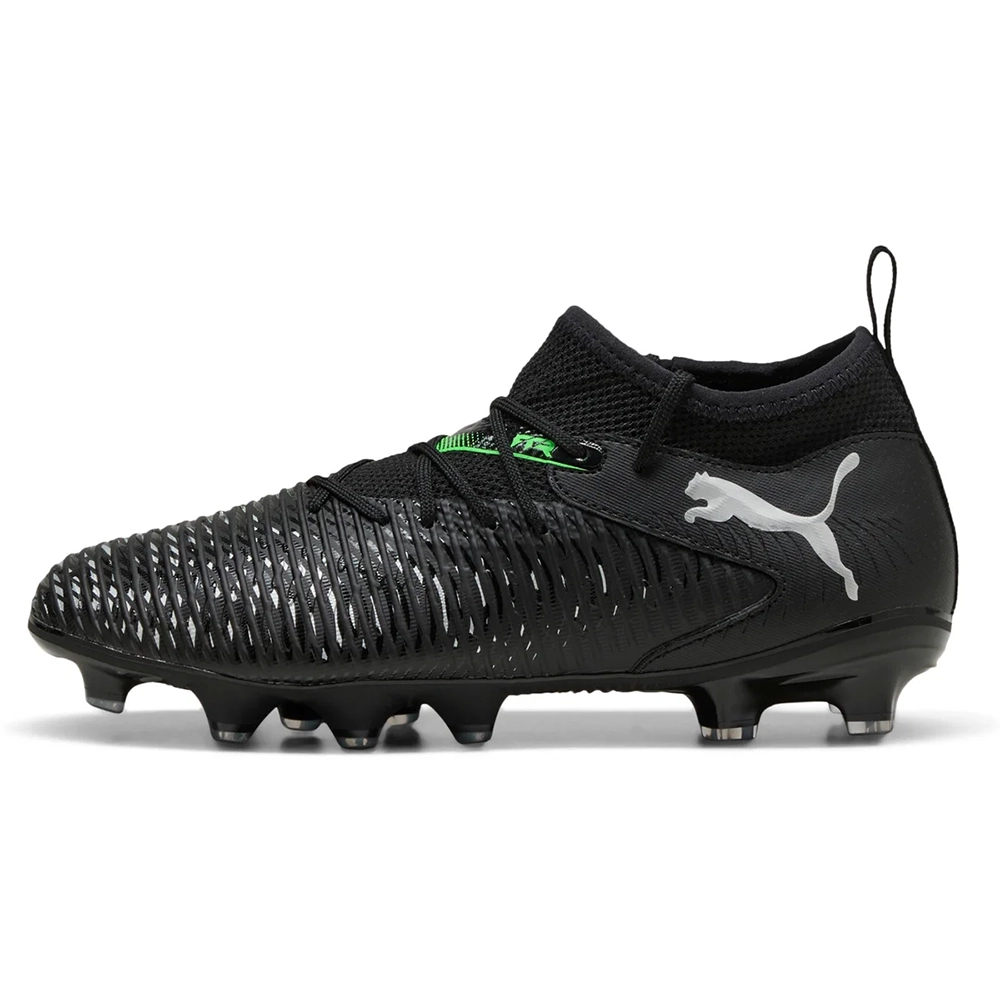 Puma FUTURE 8 MATCH FG/AG Jr Fußballschuhe Kinder - Black Silver/Fluo Green Puma FUTURE 8 MATCH FG/AG Jr Fußballschuhe Kinder - Black Silver/Fluo Green
