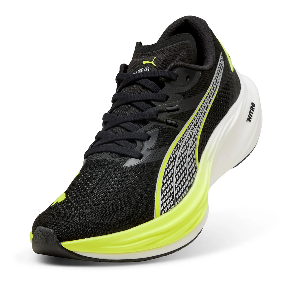 Puma Deviate NITRO™ 3 - Black-Yellow - Laufschuhe für Herren