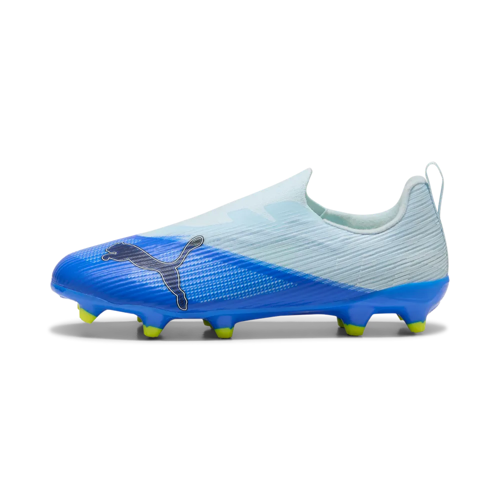Puma ULTRA 7 MATCH LL FG/AG Fussballschuh Kinder - Ultra Blue / Icy Blue / Black / Lime Squeeze