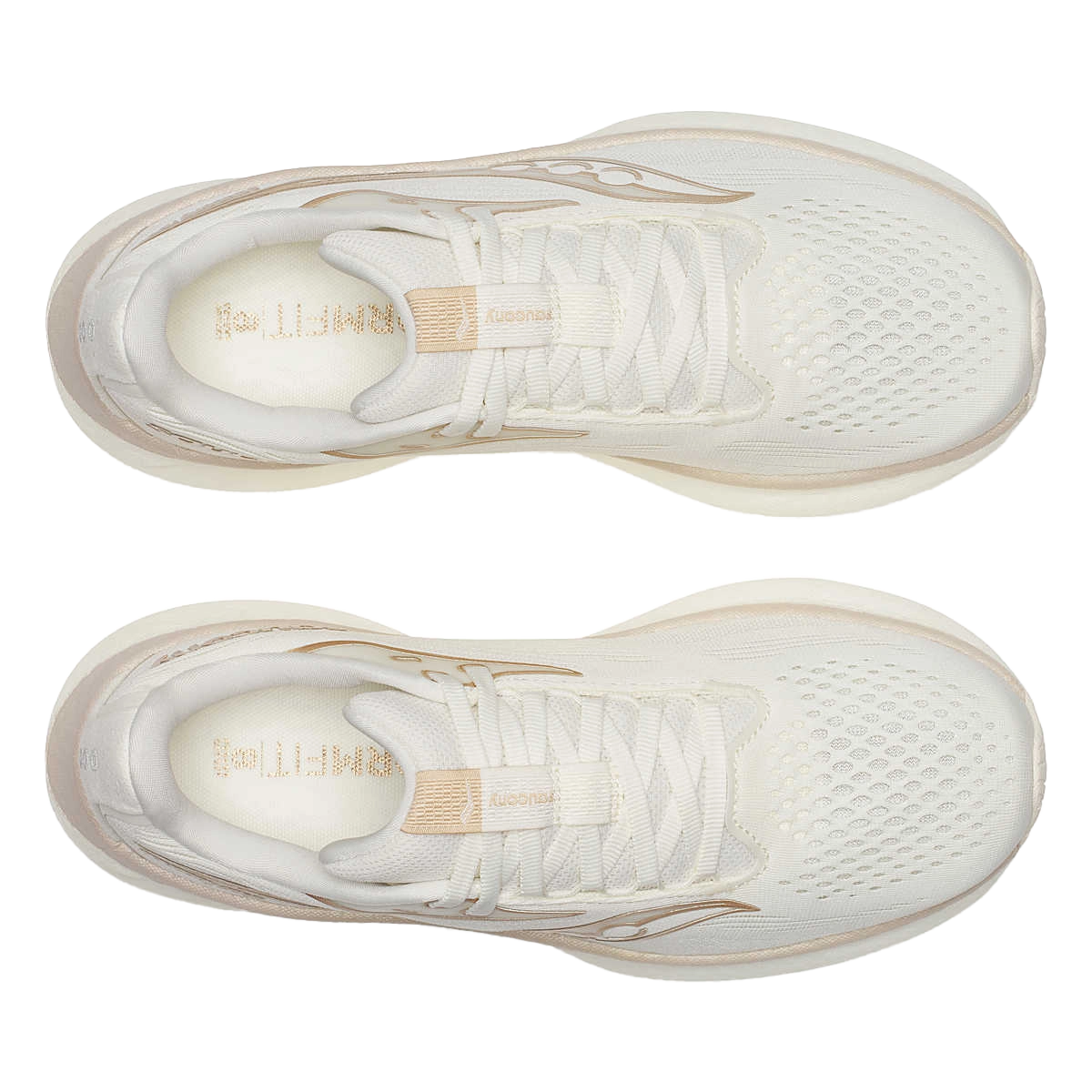 saucony Ride 18 Damen Neutral-Laufschuh - VANILLA