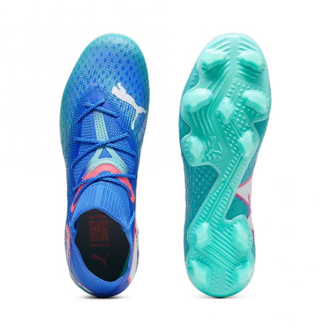 Puma FUTURE 7 ULTIMATE FG/AG Fussballschuh - Bluemazing/White/Electric Peppermint