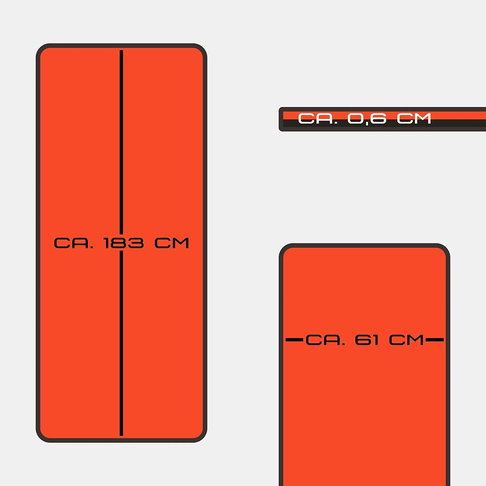 Deuser® Yoga Matte TPE - verschiedene Farben