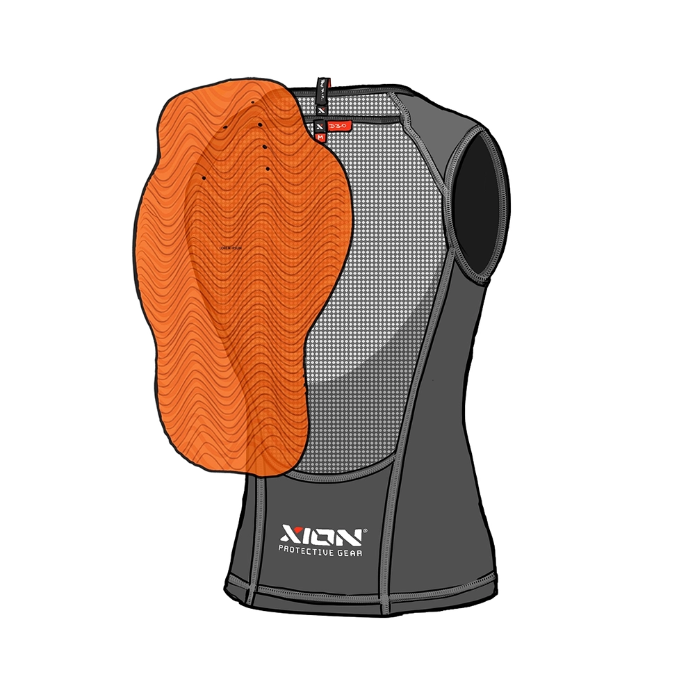 XION Vest Freeride Lite Herren Rückenprotektor