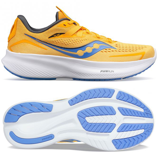 saucony Ride 15 Damen neutral Laufschuh - gold/horizon