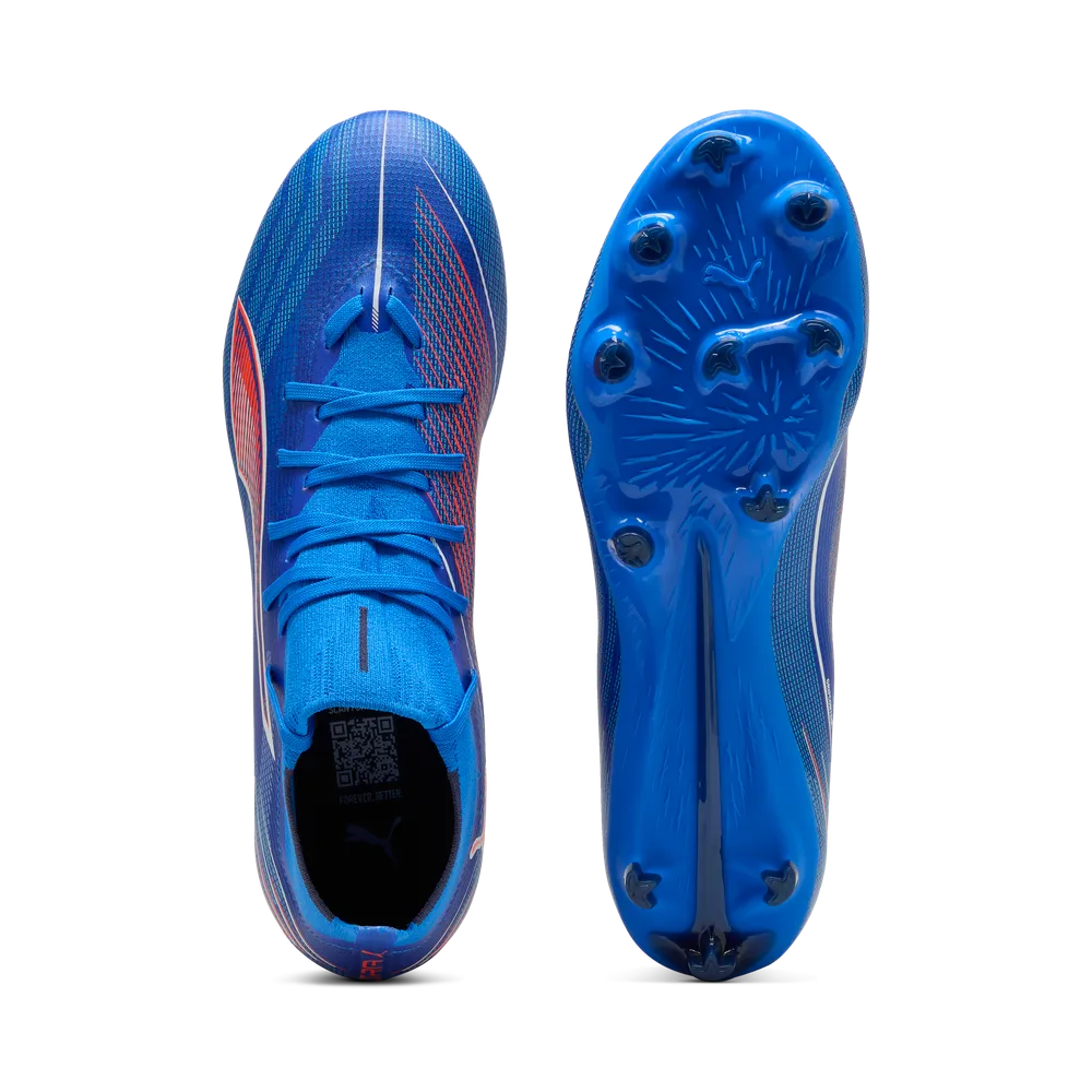 Puma ULTRA 6 MATCH+ FG/AG Fußballschuhe – Ultra Blue/White/Glowing Red Puma ULTRA 6 MATCH+ FG/AG Fußballschuhe – Ultra Blue/White/Glowing Red
