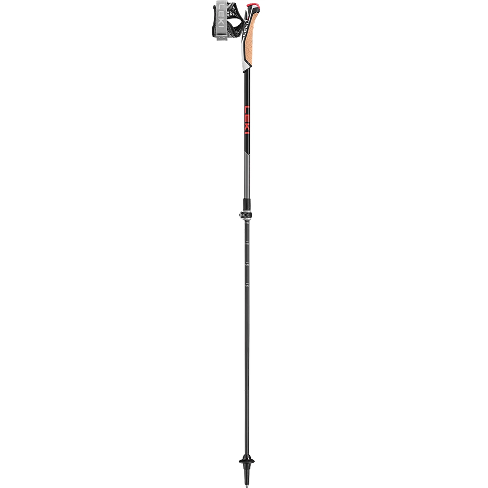 LEKI Pacemaker Lite Trekkingstock – black/white/orange