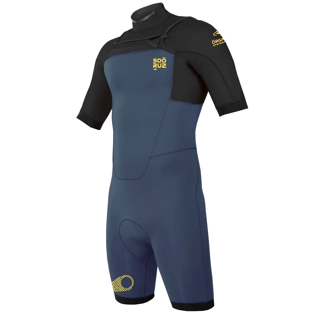 Soöruz Shorty Neoprenanzug 2/2 FIGHTER Front-Zip für Herren – Blue