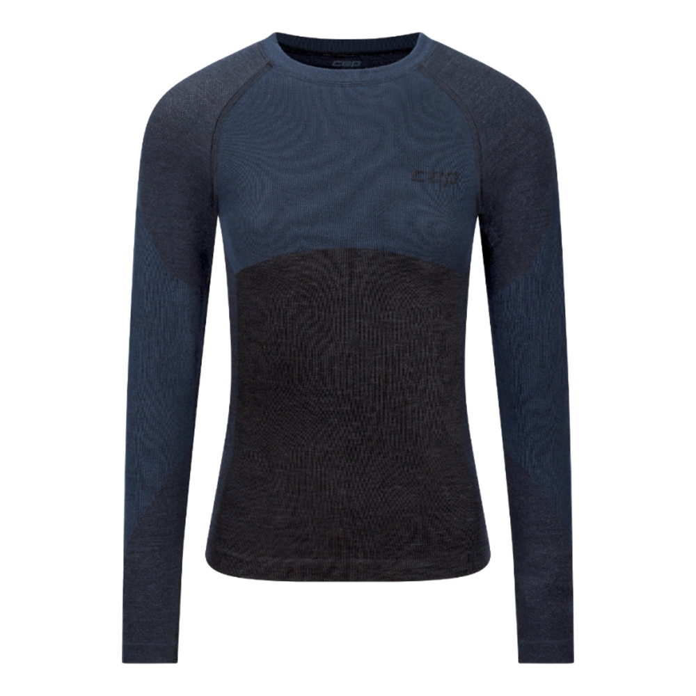 CEP Ski Merino Base Layer Shirt Long Sleeve Damen - black CEP Ski Merino Base Layer Shirt Long Sleeve Damen - black